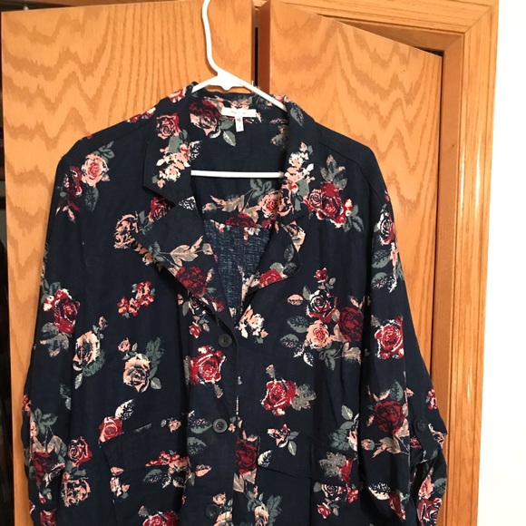 Maurices Jackets & Blazers - Women’s plus size floral jacket